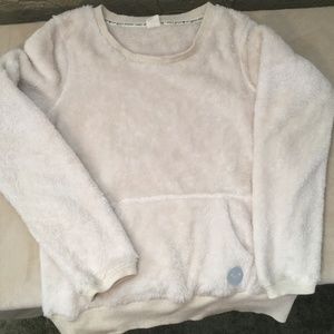 Roxy crew neck fleece top